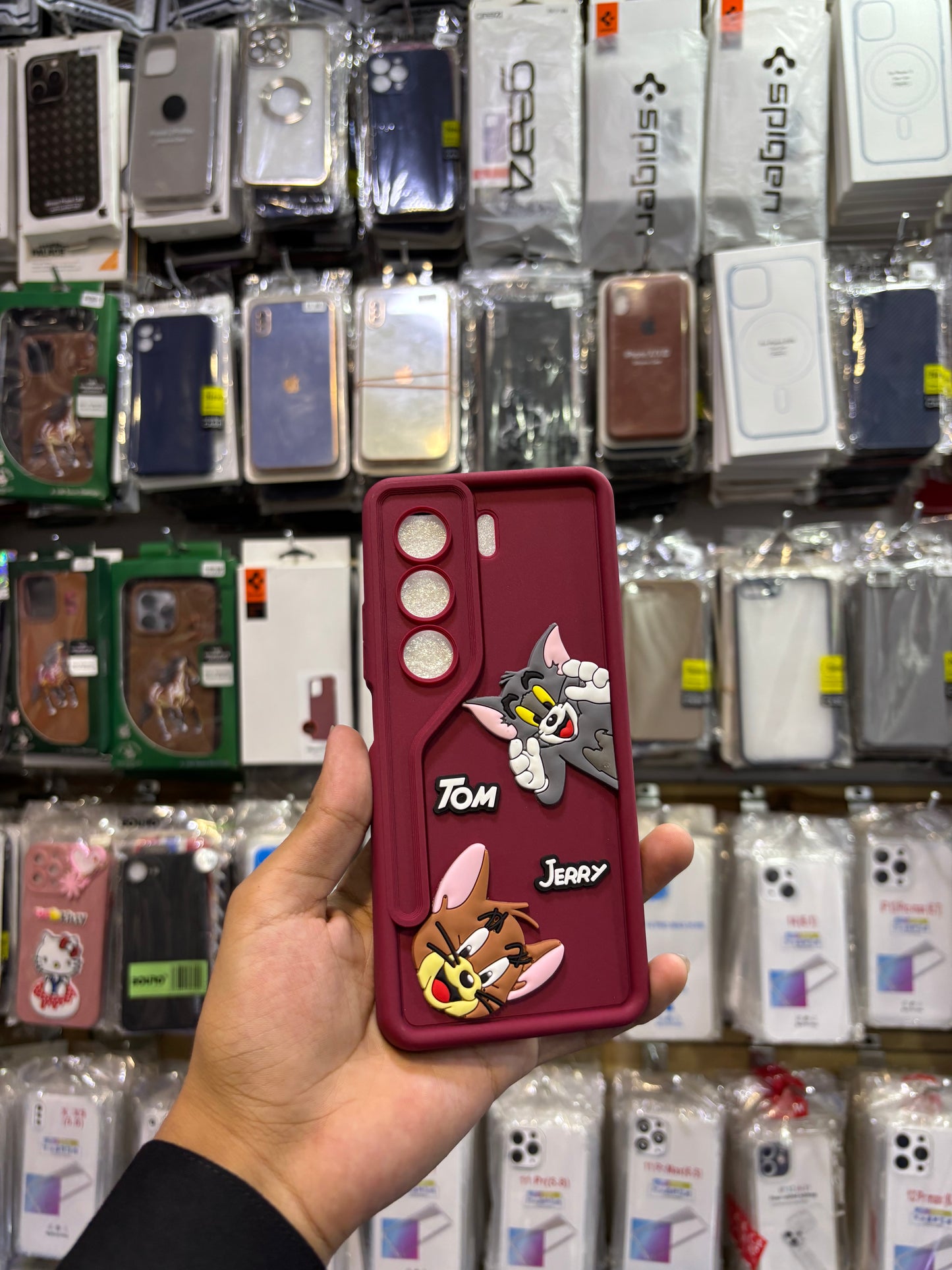 Premium Cute 3D Ladies Cartoon Phone Case