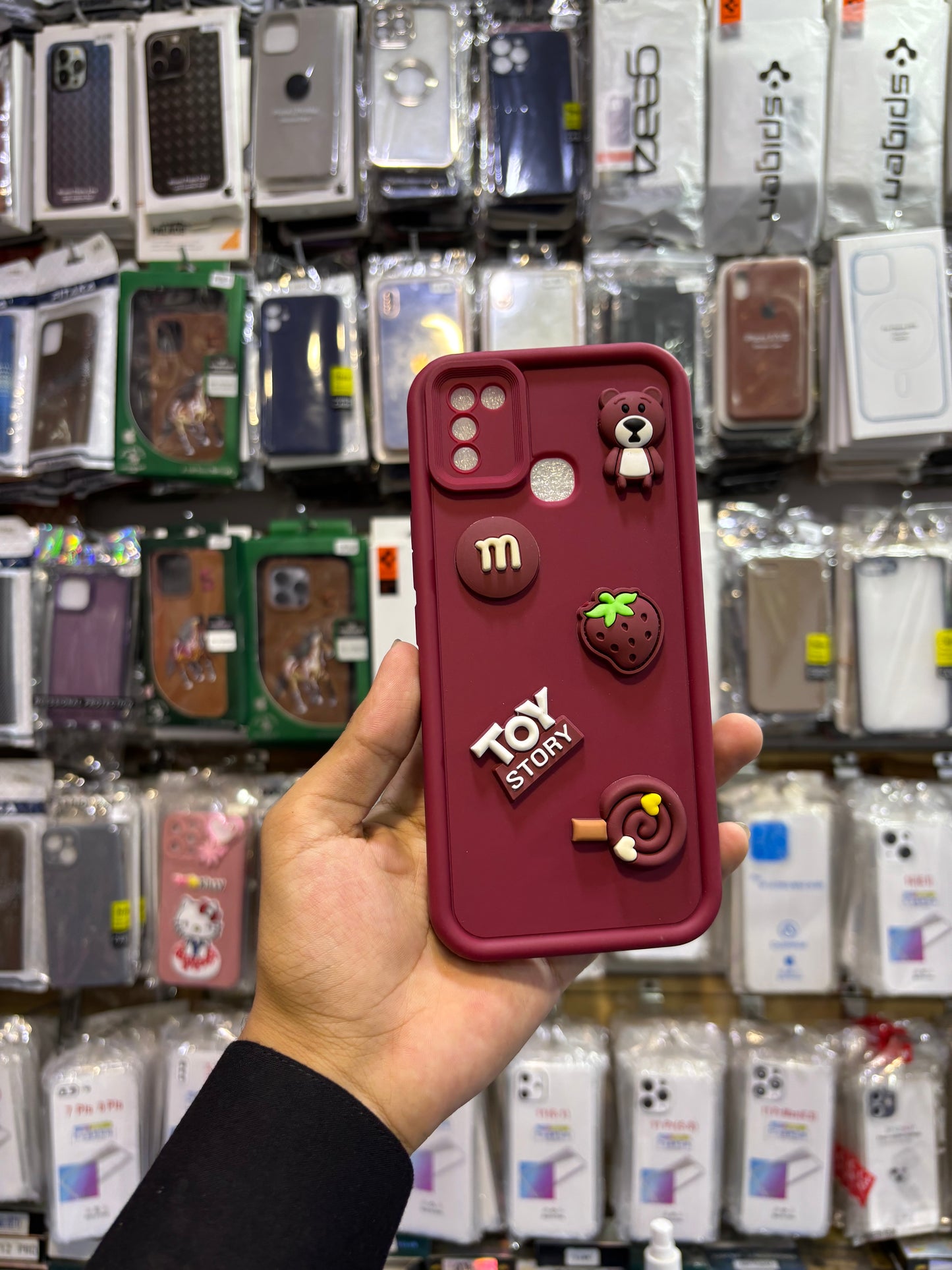 Premium Cute 3D Ladies Cartoon Phone Case