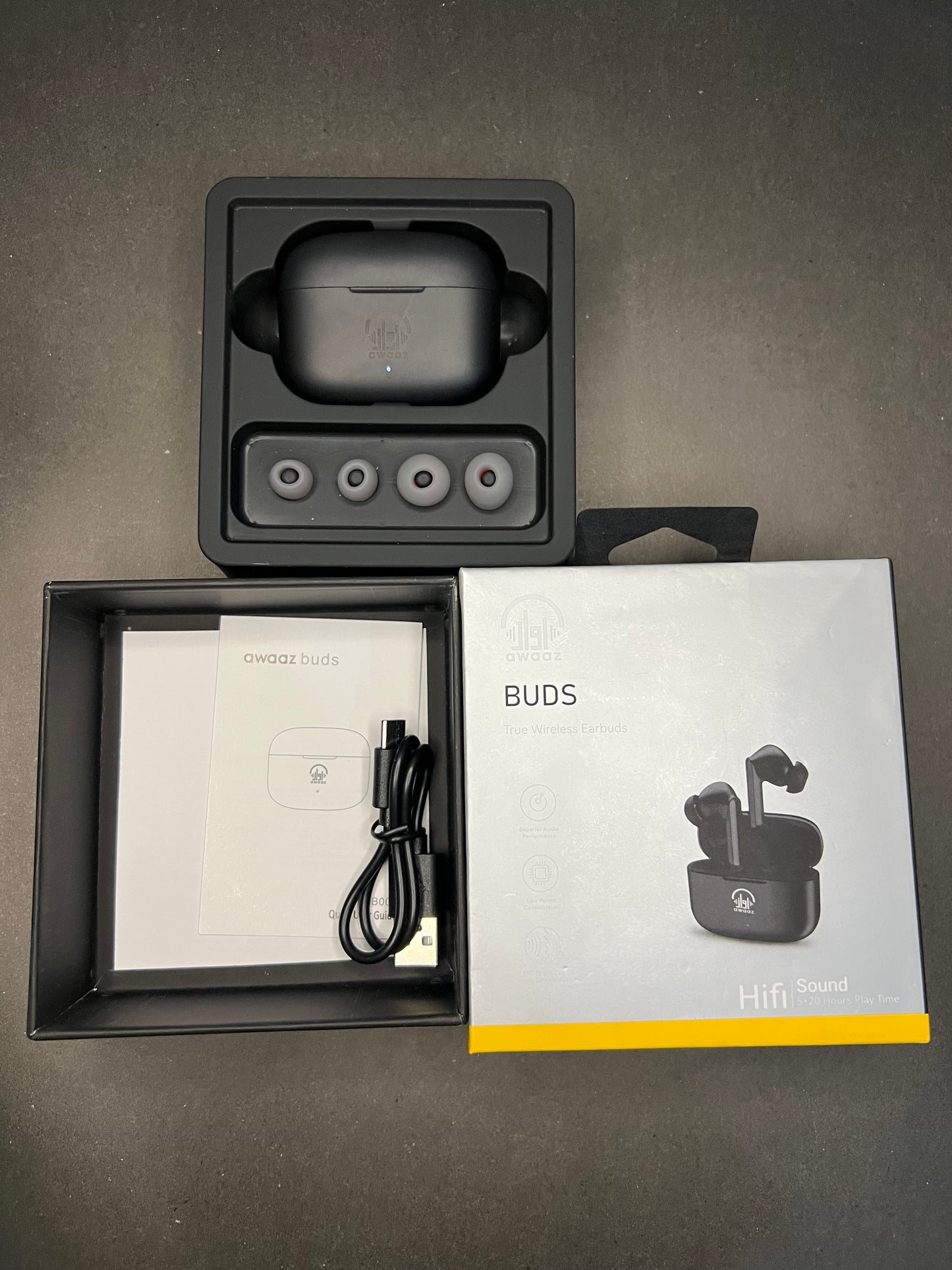 Awaaz BUDS – True Wireless Earbuds with HiFi Sound & ENC