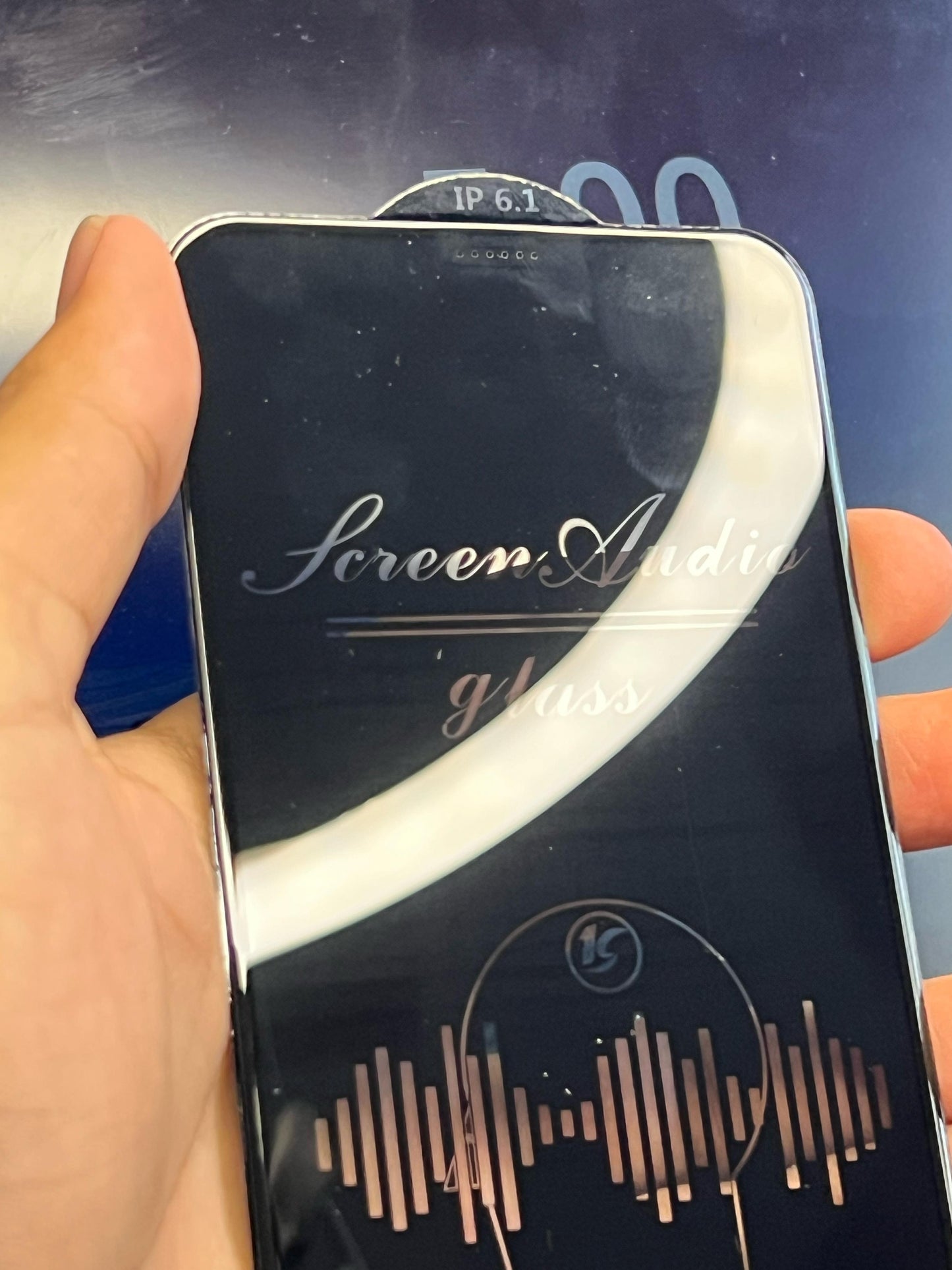 Screen Audio Glass with Dust-proof Holes All iPhones Models