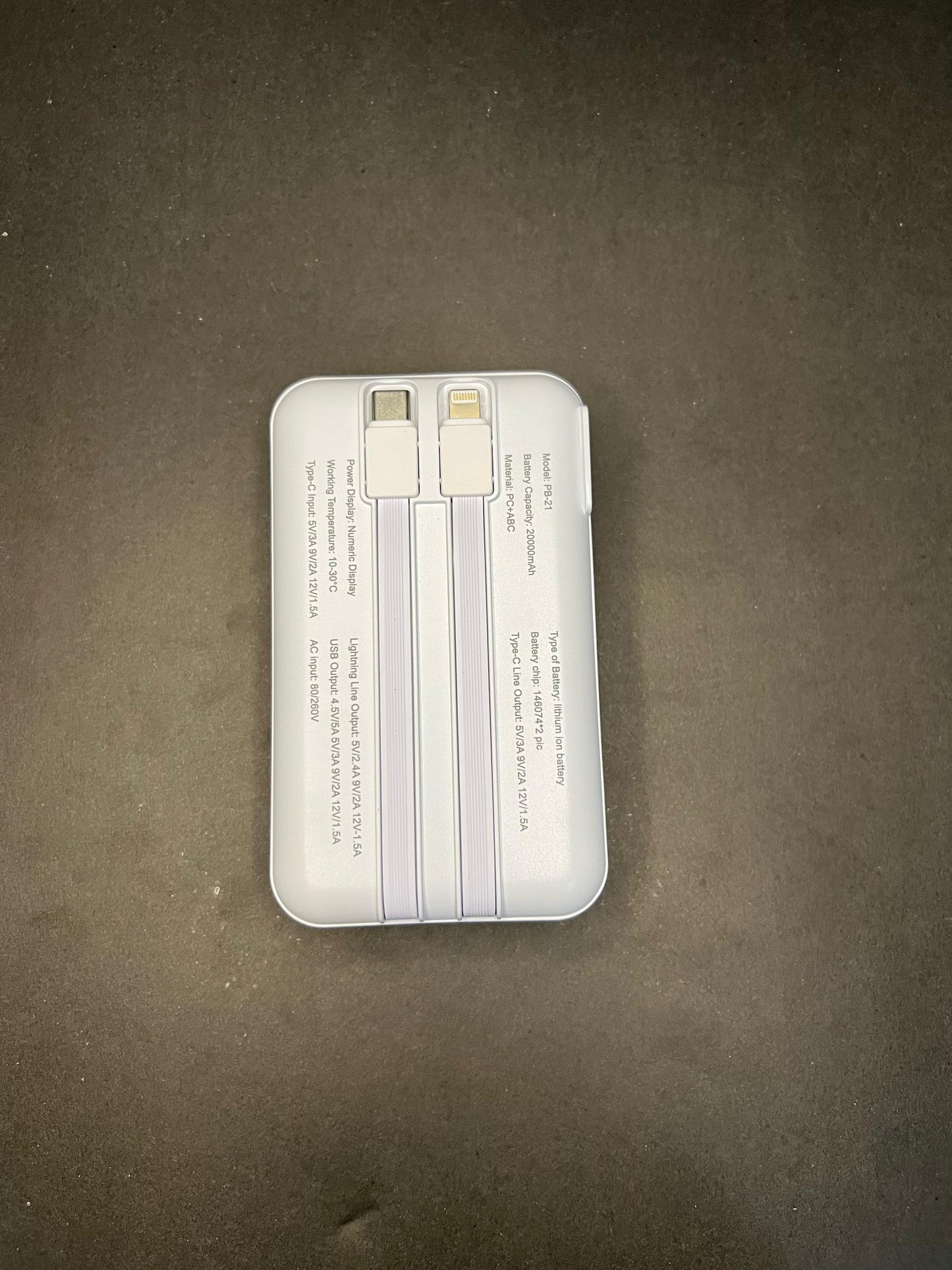 Airox 20000mAh 20W Power Bank – Fast Charging with High Capacity