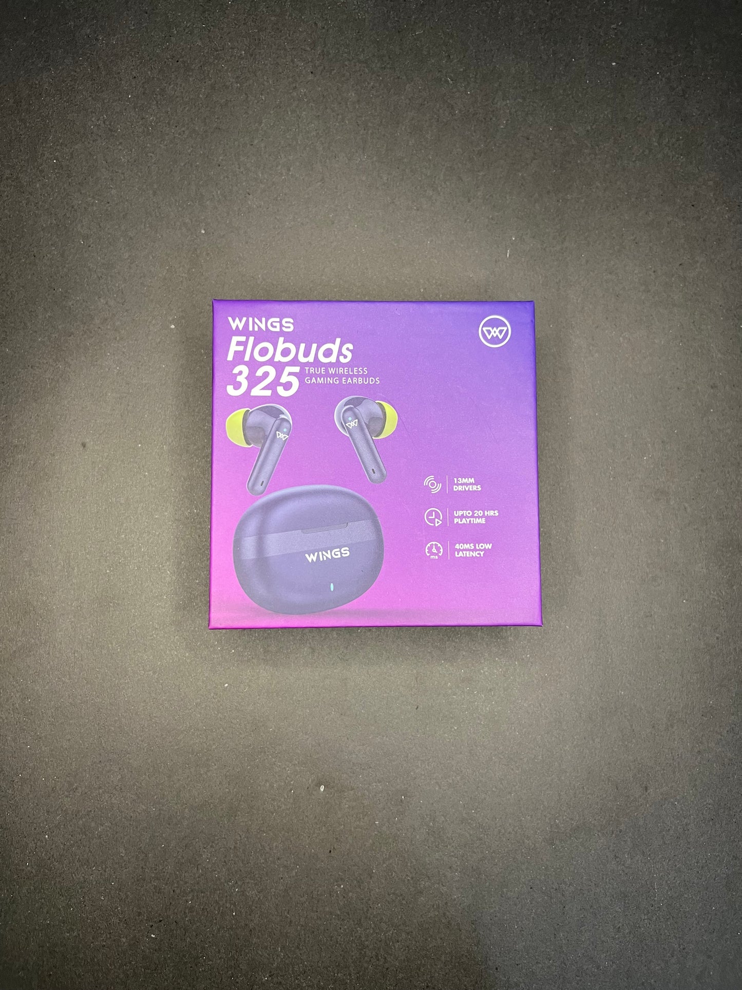 WINGS Flobuds 325 True Wireless Gaming Earbuds – Low Latency, 20 Hrs Playtime