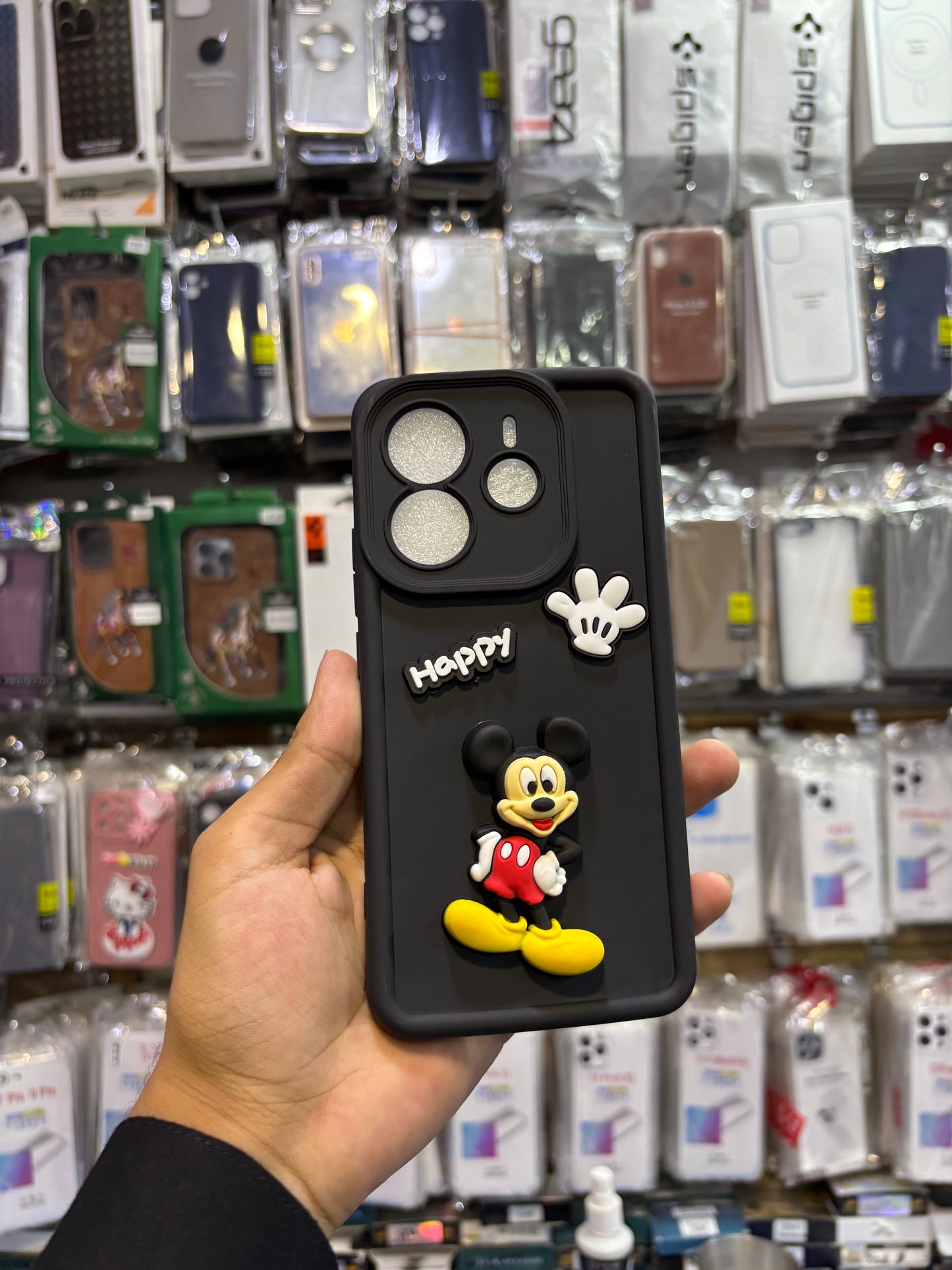 Premium Cute 3D Ladies Cartoon Phone Case