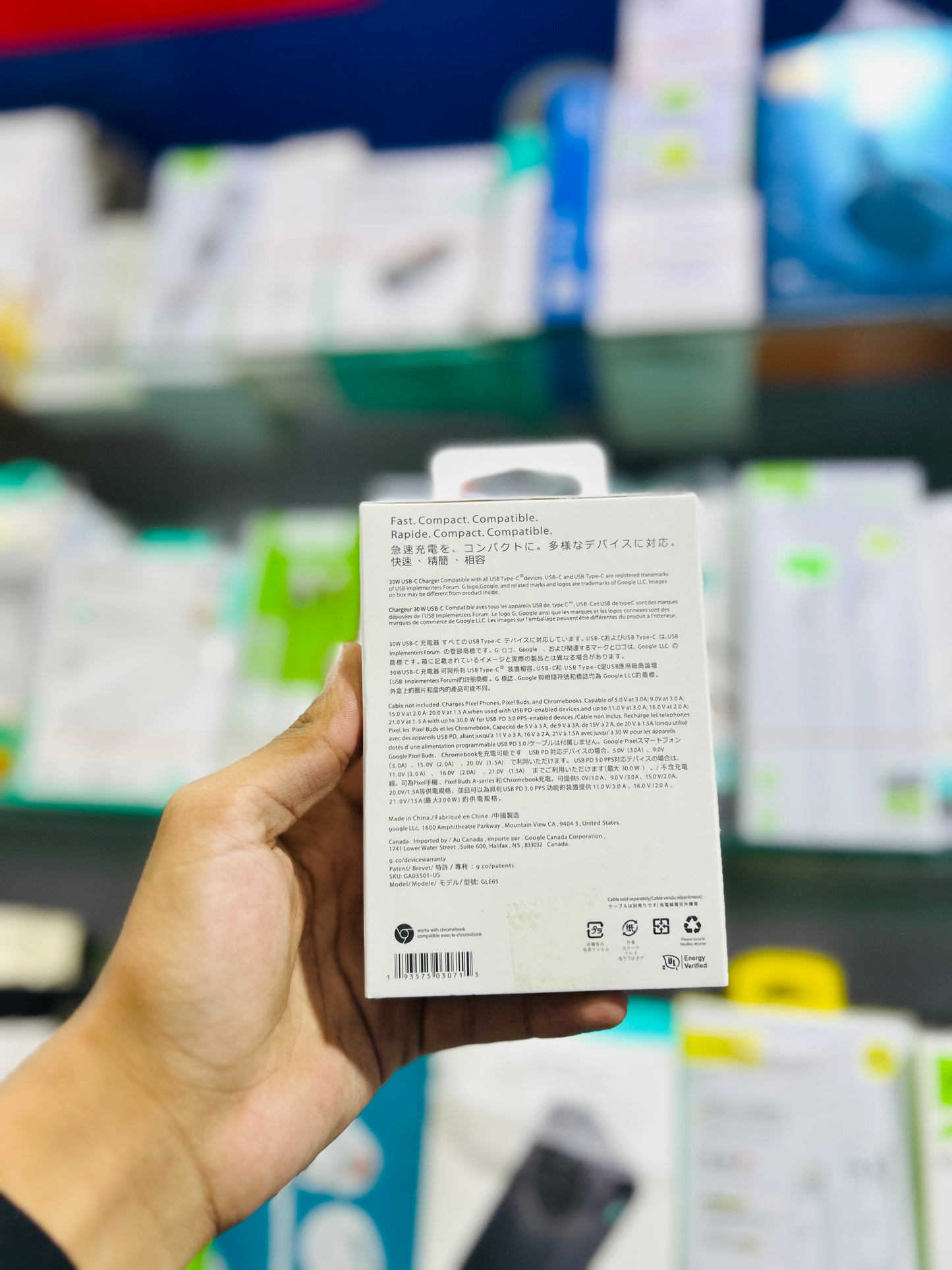 Google 30W USB-C Fast Charger – Original Adaptive Power Adapter