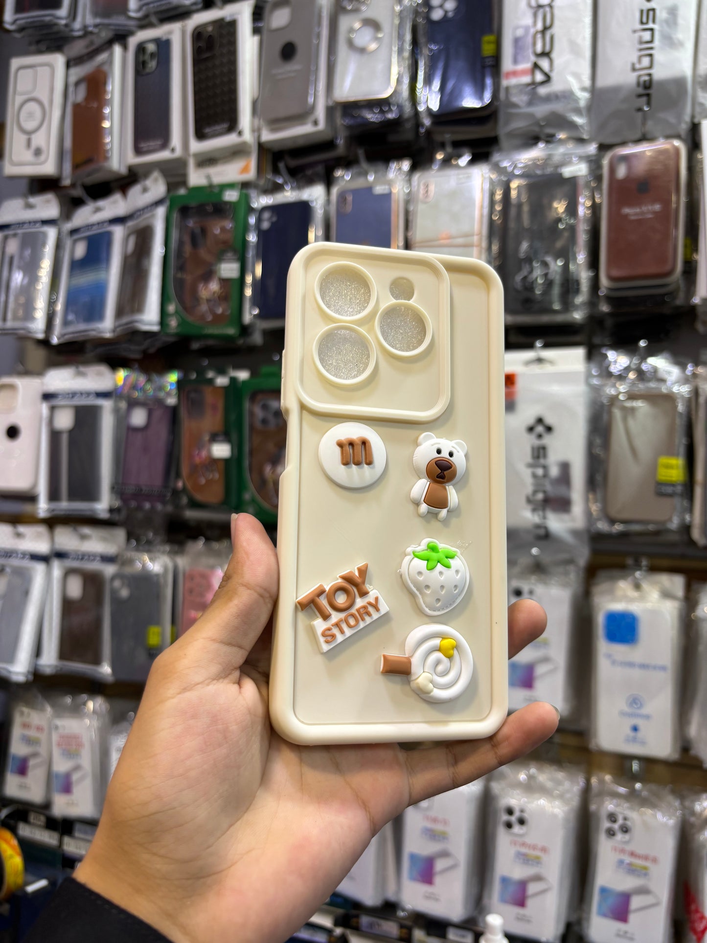 Premium Cute 3D Ladies Cartoon Phone Case