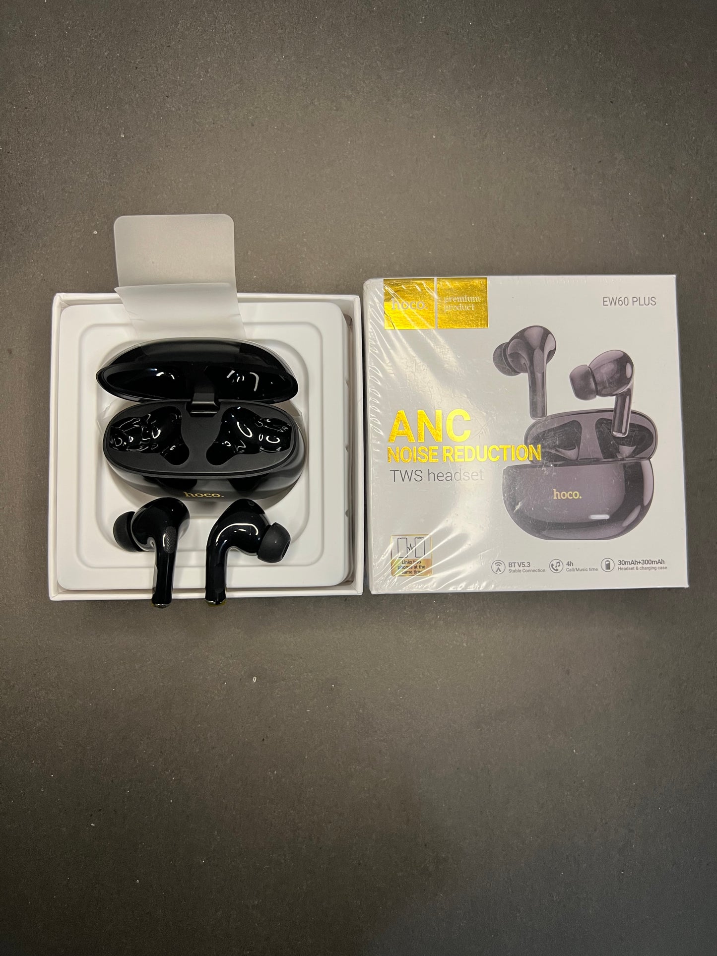 Hoco EW60 Plus ANC Wireless Earbuds – Noise Cancelling Bluetooth 5.3 Headset