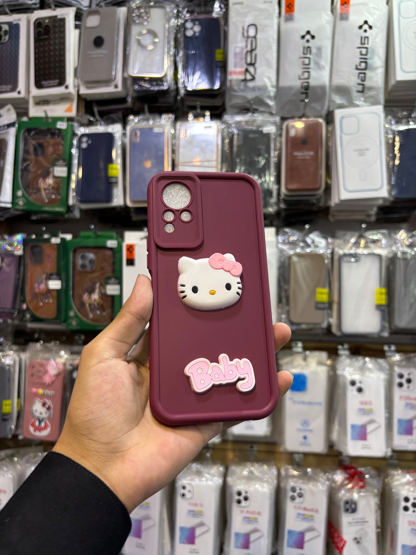 Premium Cute 3D Ladies Cartoon Phone Case